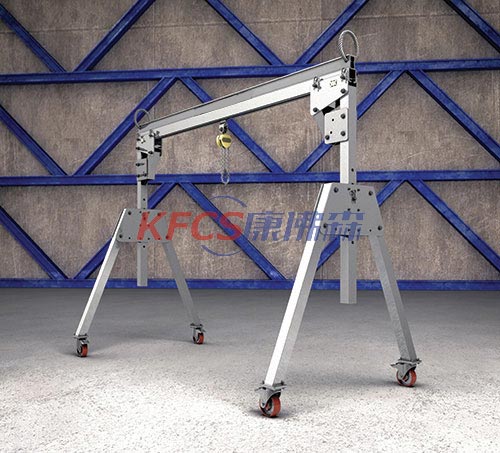 1 Ton 5m Aluminium Alloy Portable Moving Gantry Cranes