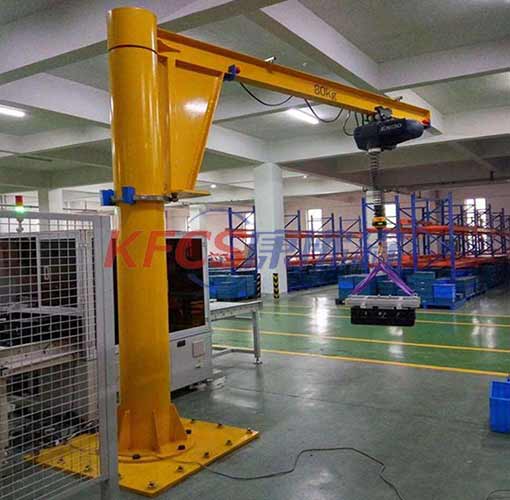 Injection workshop BZD fixed-column cantilever crane