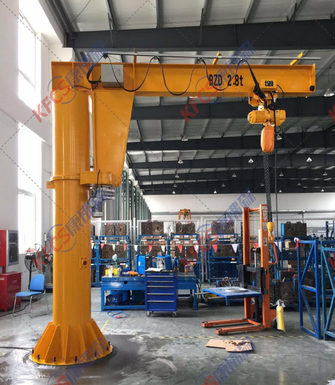 Working principle and function of folding arm crane