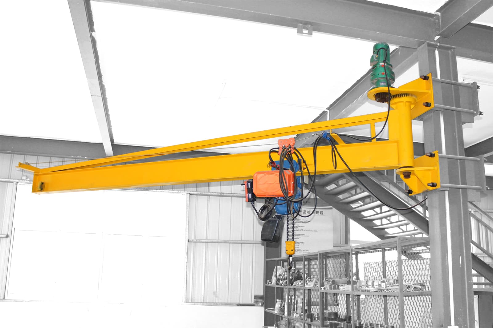 KBK type low clearance cantilever crane with the most space saving