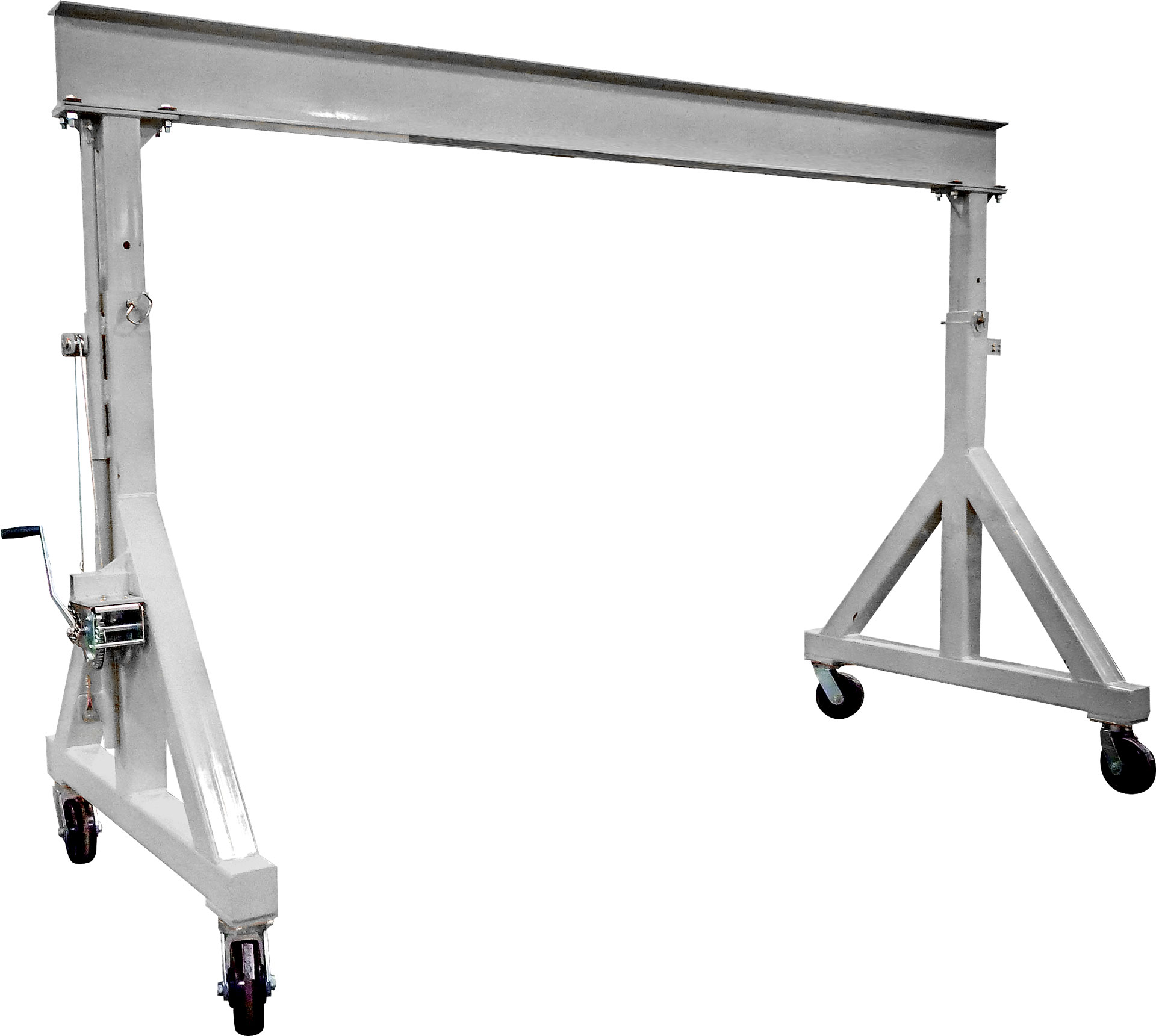 Aluminum adjustable gantry crane in clean room