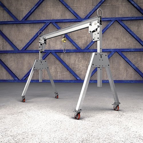 Aluminum portable gantry crane