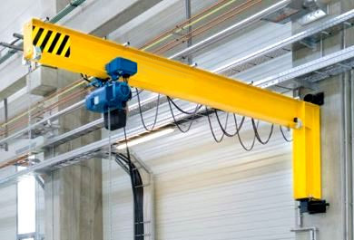 Wall mounted jib crane