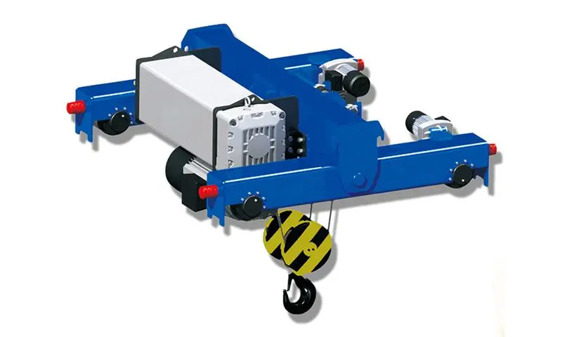 Heavy duty hoist with trolley