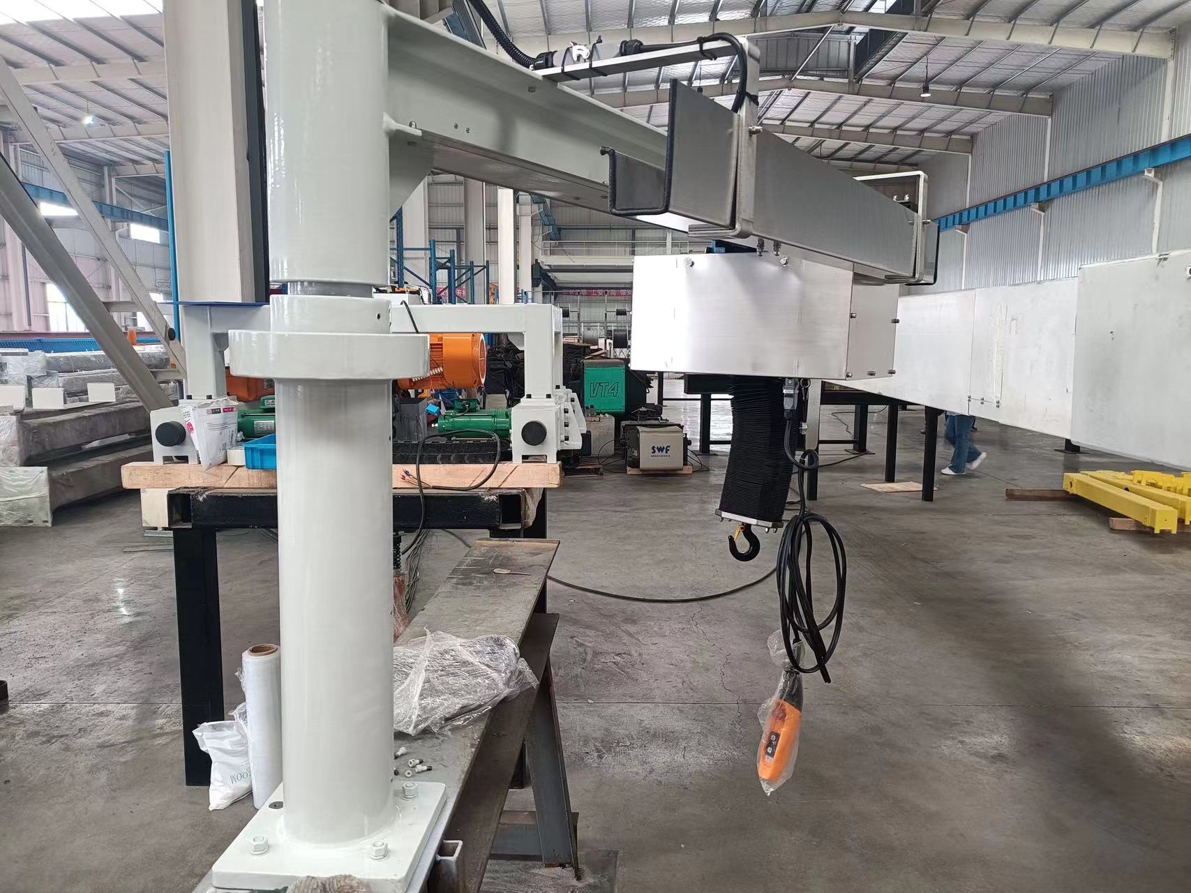 Column Mounted Cleanroom Jib Crane for Food Industry