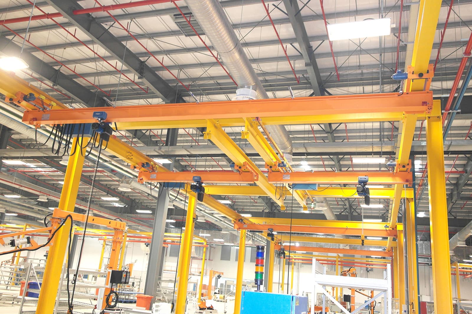 KBK Single Girder Suspension Workstation Cranes KBK Single Girder Suspension Workstation Cranes