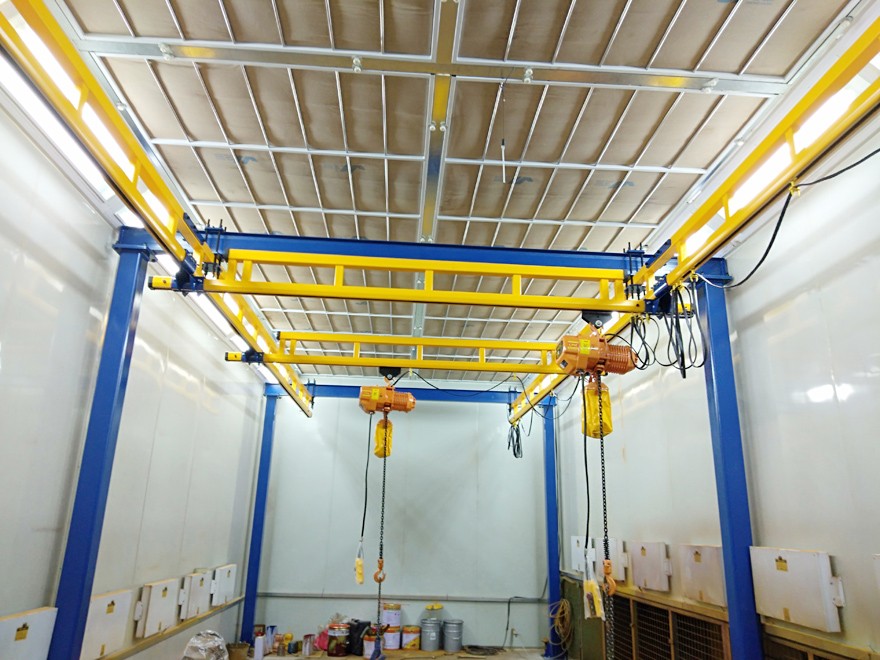 The 150kg Lifting Capacity Light Suspension Bridge Crane The 150kg Lifting Capacity Light Suspension Bridge Crane